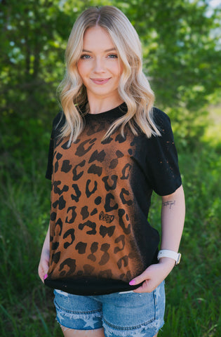 Black Cheetah Tee